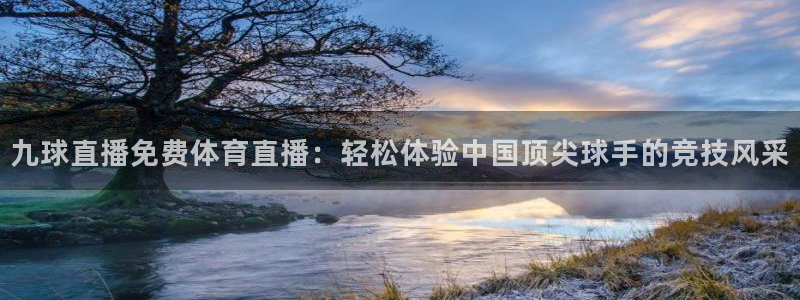 九球直播免费体育直播：轻松体验中国顶尖球手的竞技风采
